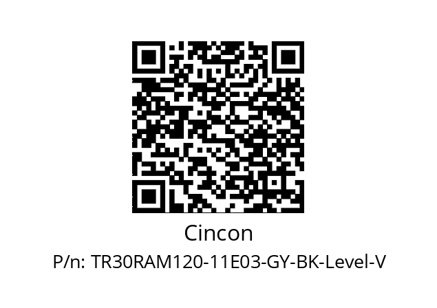   Cincon TR30RAM120-11E03-GY-BK-Level-V