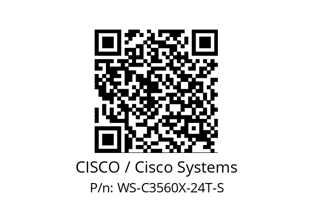   CISCO / Cisco Systems WS-C3560X-24T-S