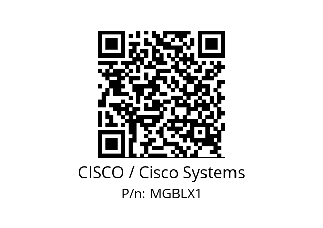   CISCO / Cisco Systems MGBLX1