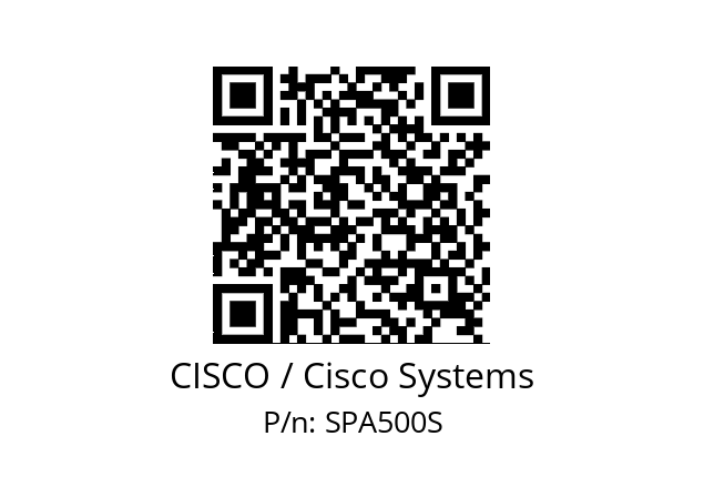   CISCO / Cisco Systems SPA500S