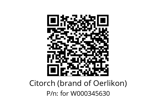   Citorch (brand of Oerlikon) for W000345630