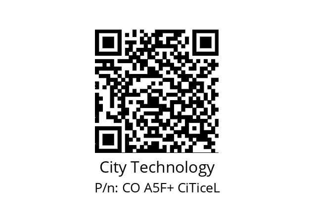   City Technology CO A5F+ CiTiceL