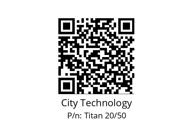   City Technology Titan 20/50