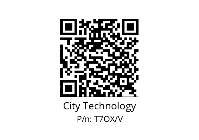   City Technology T7OX/V