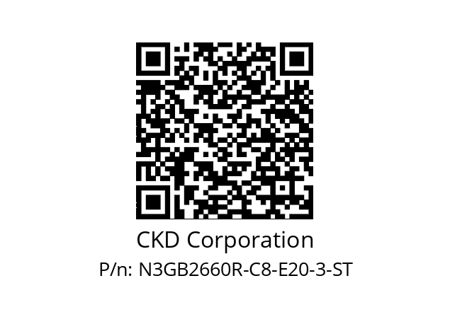   CKD Corporation N3GB2660R-C8-E20-3-ST