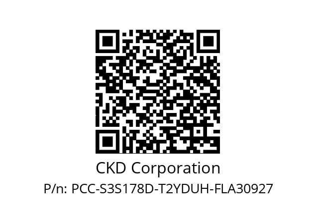   CKD Corporation PCC-S3S178D-T2YDUH-FLA30927