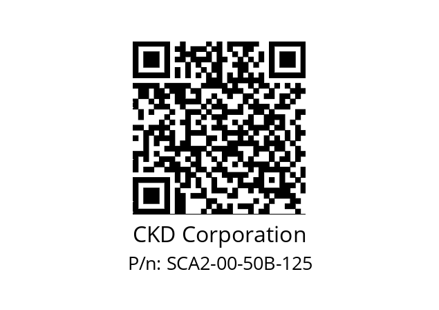   CKD Corporation SCA2-00-50B-125