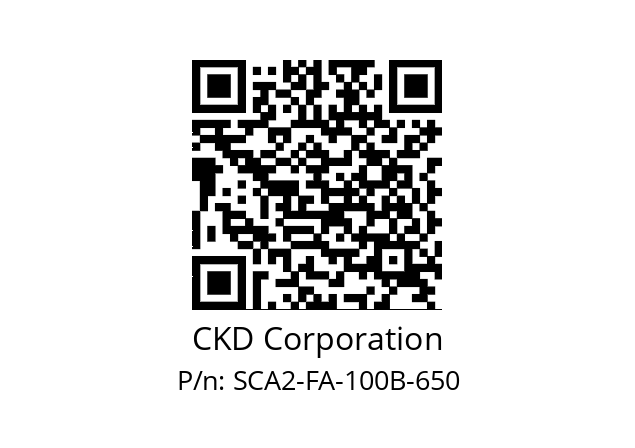   CKD Corporation SCA2-FA-100B-650