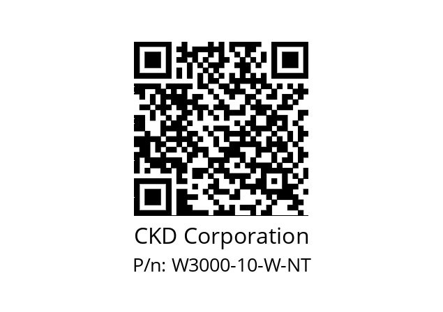   CKD Corporation W3000-10-W-NT