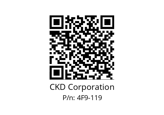   CKD Corporation 4F9-119