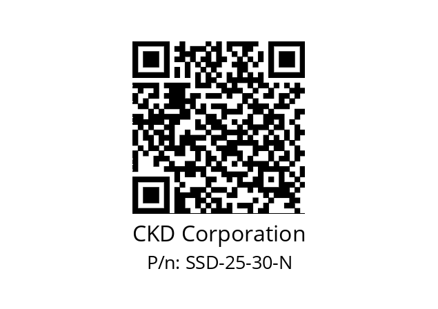   CKD Corporation SSD-25-30-N