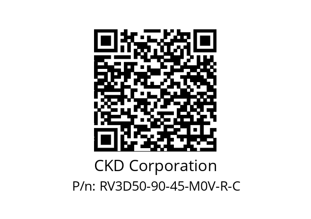   CKD Corporation RV3D50-90-45-M0V-R-C