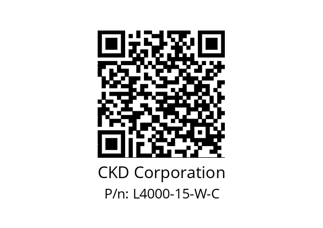   CKD Corporation L4000-15-W-C