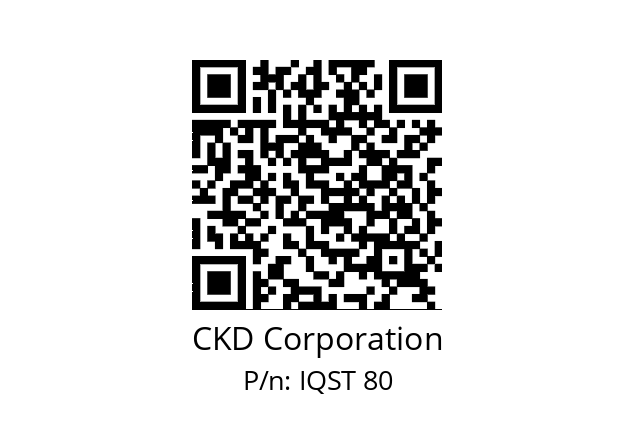   CKD Corporation IQST 80