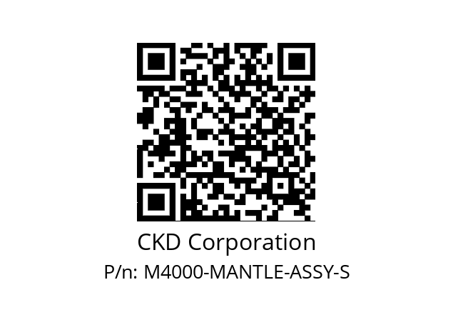   CKD Corporation M4000-MANTLE-ASSY-S