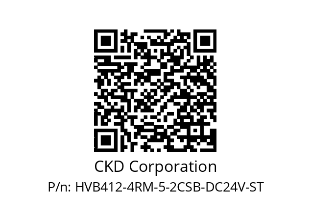   CKD Corporation HVB412-4RM-5-2CSB-DC24V-ST