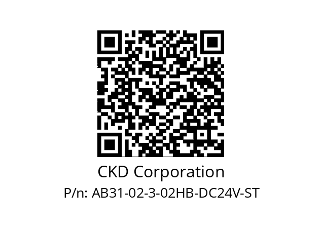   CKD Corporation AB31-02-3-02HB-DC24V-ST