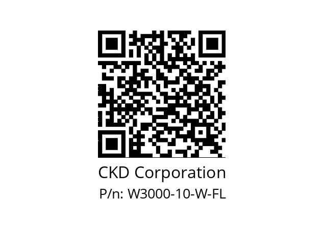   CKD Corporation W3000-10-W-FL