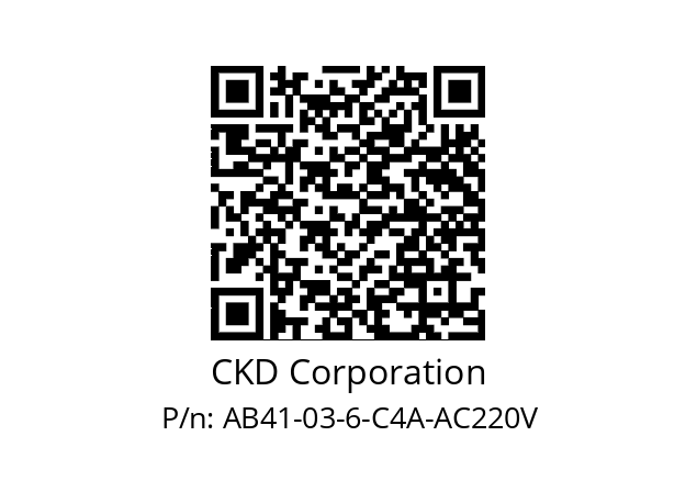   CKD Corporation AB41-03-6-C4A-AC220V