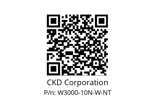   CKD Corporation W3000-10N-W-NT