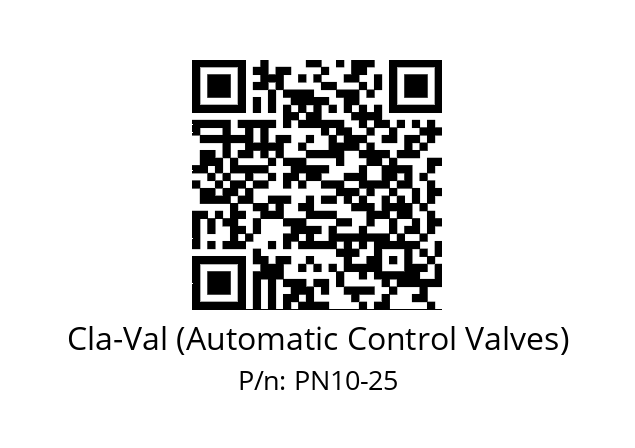   Cla-Val (Automatic Control Valves) PN10-25