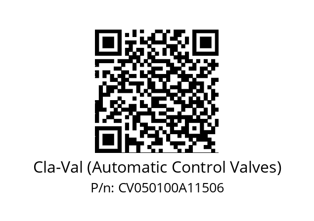   Cla-Val (Automatic Control Valves) CV050100A11506