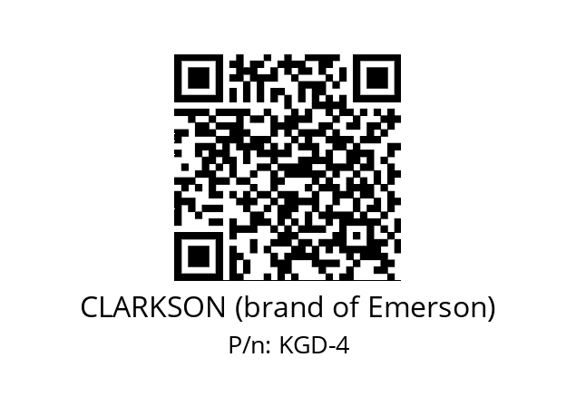   CLARKSON (brand of Emerson) KGD-4