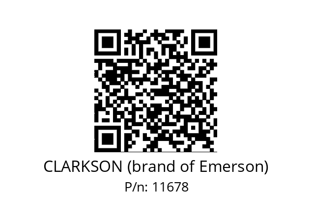   CLARKSON (brand of Emerson) 11678