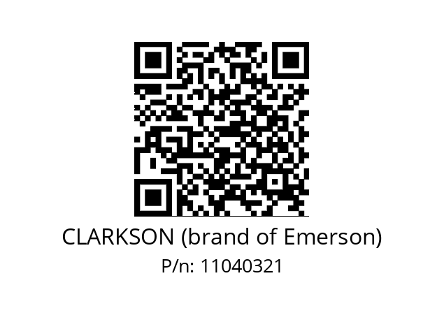   CLARKSON (brand of Emerson) 11040321