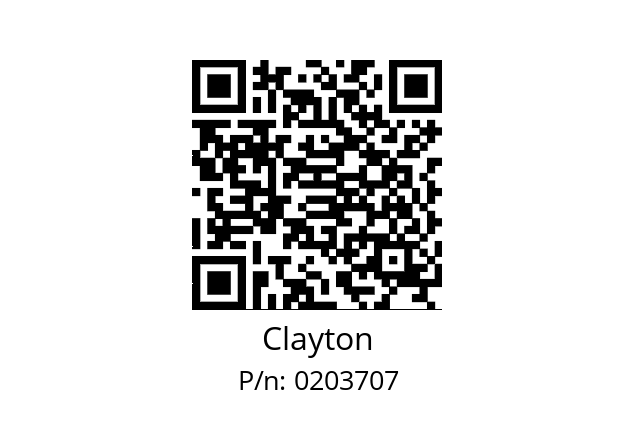   Clayton 0203707