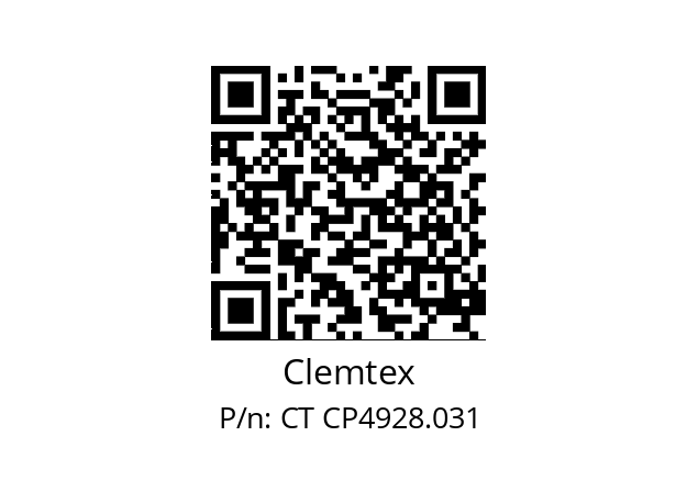   Clemtex CT CP4928.031