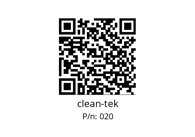   clean-tek 020