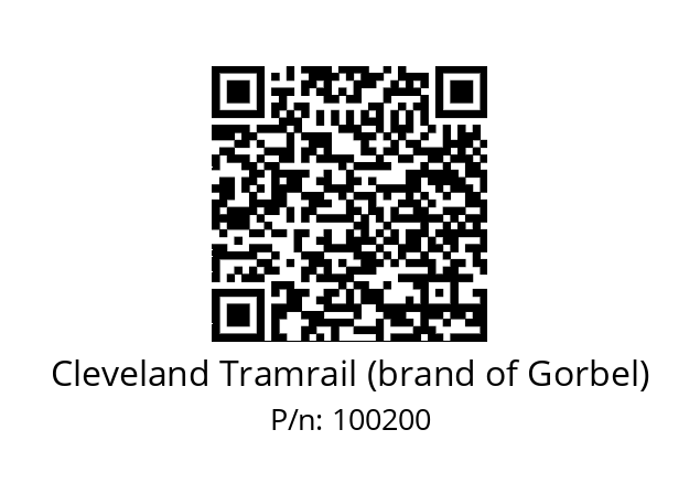   Cleveland Tramrail (brand of Gorbel) 100200