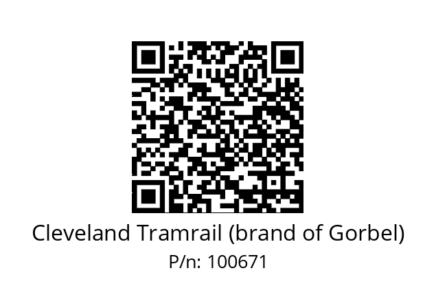   Cleveland Tramrail (brand of Gorbel) 100671