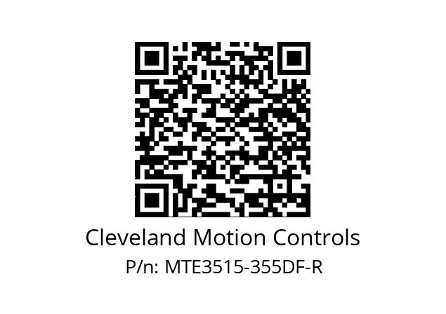   Cleveland Motion Controls MTE3515-355DF-R