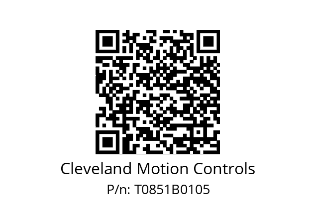   Cleveland Motion Controls T0851B0105