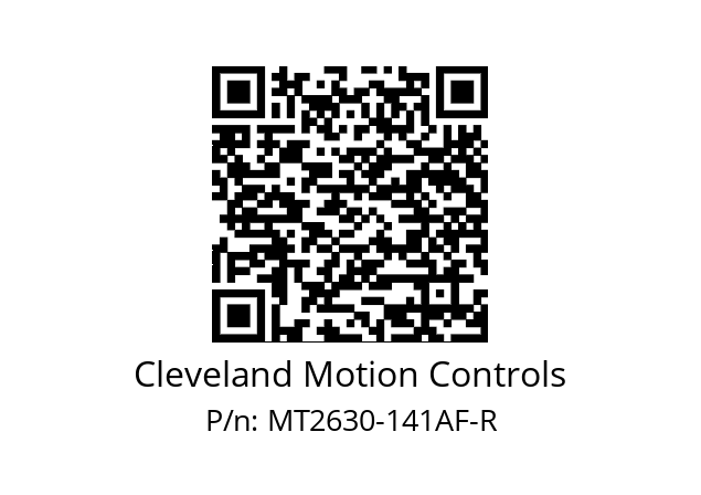   Cleveland Motion Controls MT2630-141AF-R