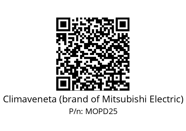   Climaveneta (brand of Mitsubishi Electric) MOPD25