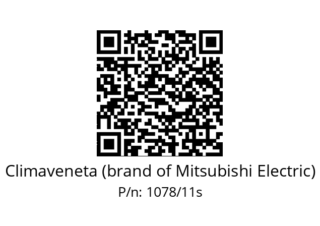   Climaveneta (brand of Mitsubishi Electric) 1078/11s