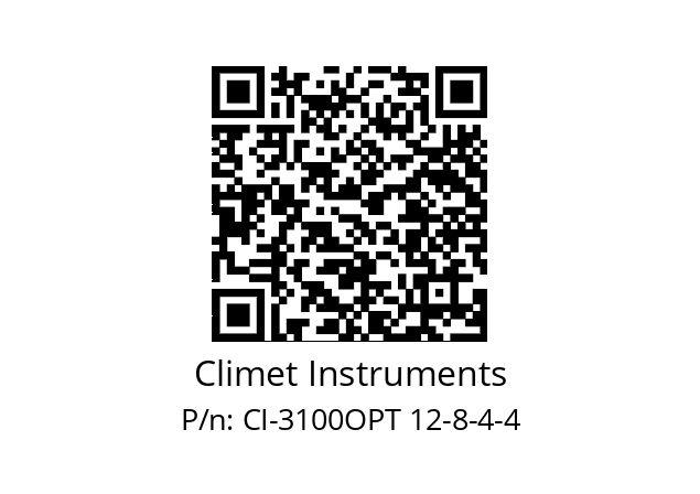   Climet Instruments CI-3100OPT 12-8-4-4