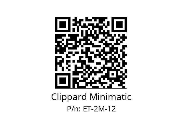   Clippard Minimatic ET-2M-12