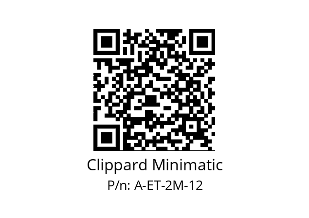   Clippard Minimatic A-ET-2M-12