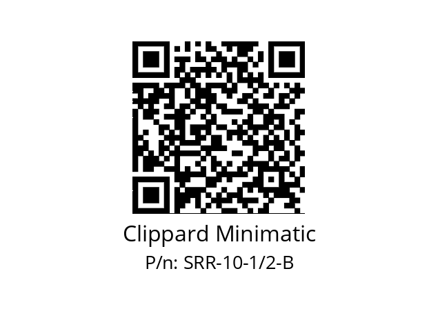   Clippard Minimatic SRR-10-1/2-B