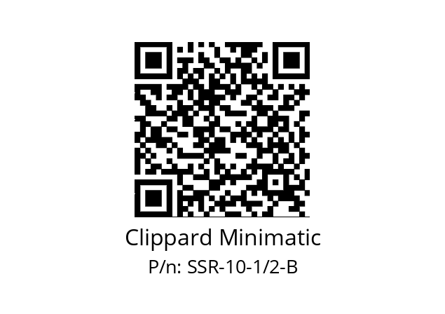   Clippard Minimatic SSR-10-1/2-B