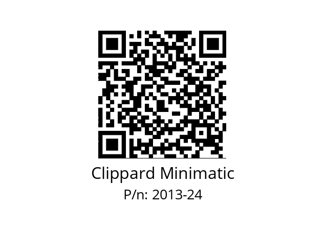   Clippard Minimatic 2013-24