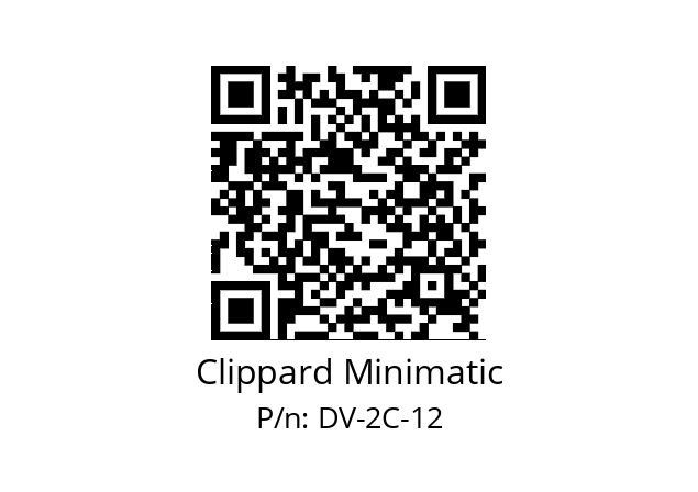   Clippard Minimatic DV-2C-12