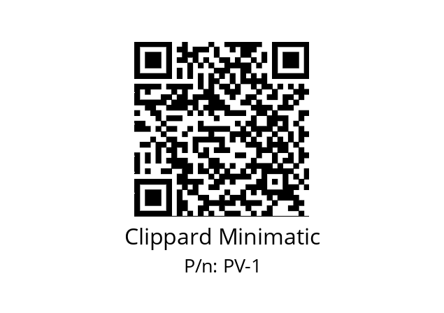   Clippard Minimatic PV-1