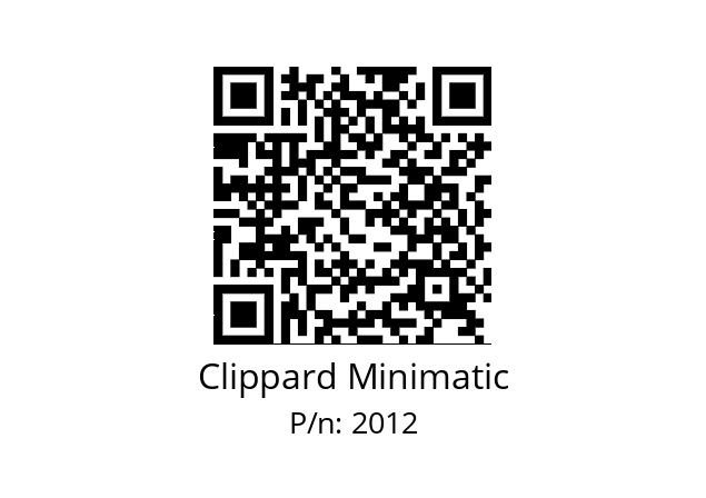   Clippard Minimatic 2012