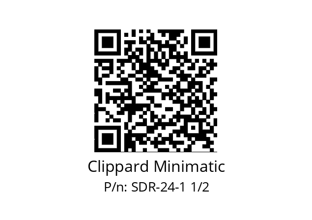   Clippard Minimatic SDR-24-1 1/2