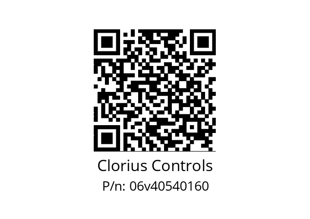   Clorius Controls 06v40540160